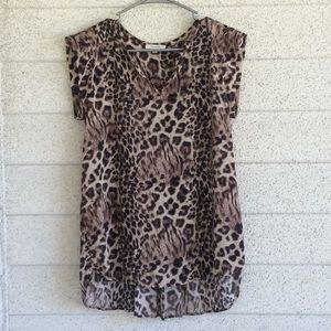 Pleione High Low Blouse Size XS